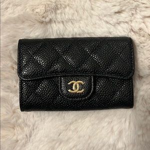Authentic Chanel classic card holder